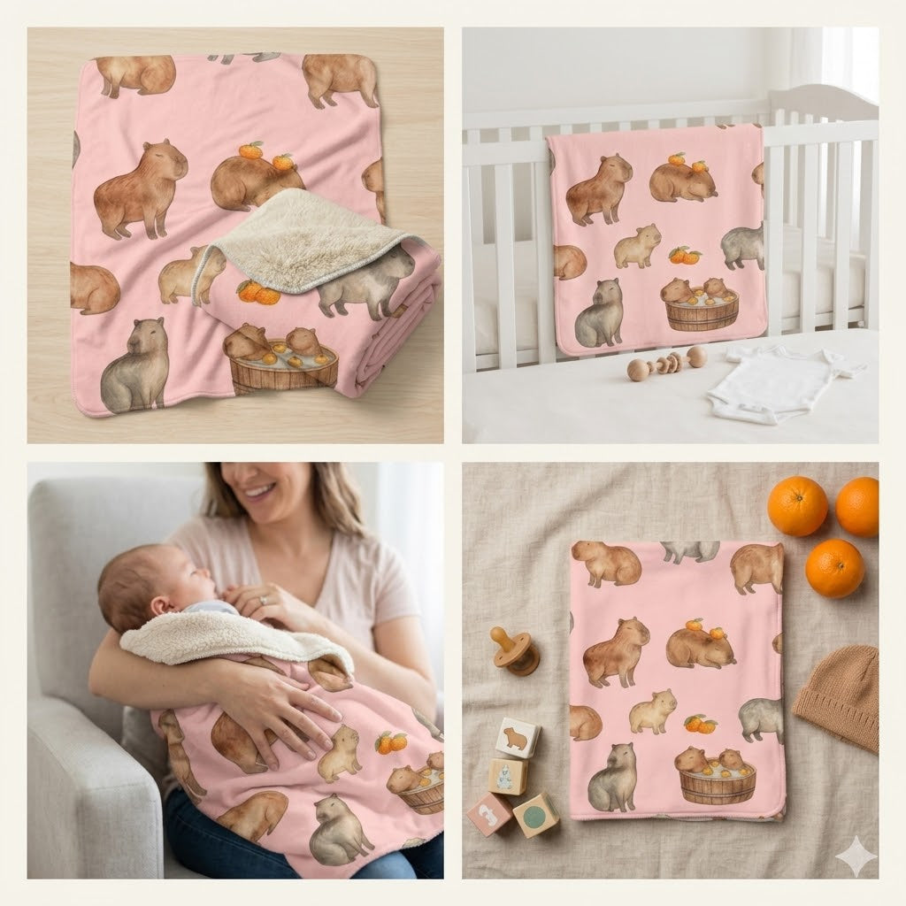 Capybara Collection Pink