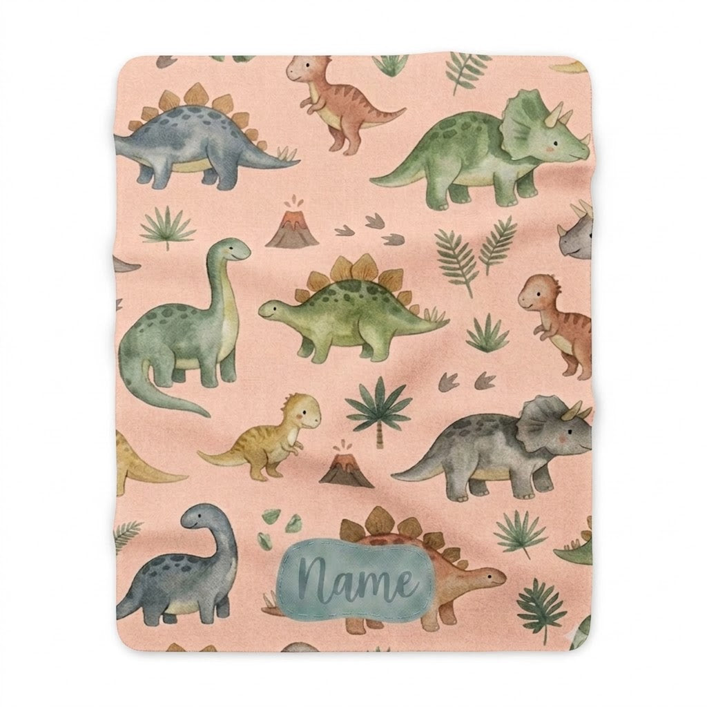 Dinosaur Collection Pink